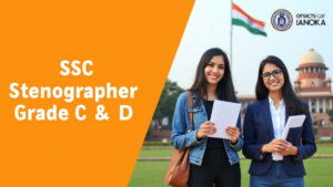 SSC Stenographer Grade C and D Recruitment 2026 notification with online application form, eligibility criteria, and vacancy details