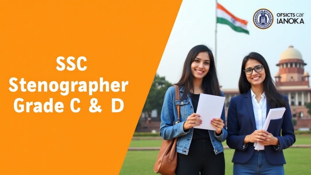 SSC Stenographer Grade C and D Recruitment 2026 notification with online application form, eligibility criteria, and vacancy details