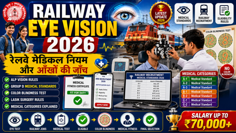 Railway Eye Vision: Best Medical Standards Update 2026!