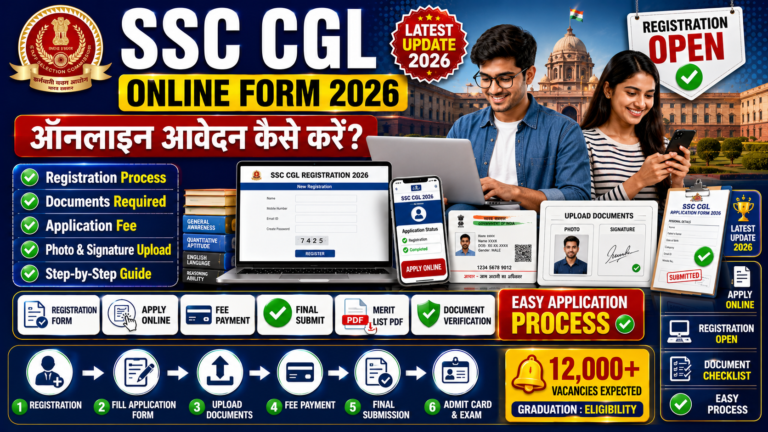 SSC CGL Online Form 2026: Latest Step-by-Step Guide | Apply Easily!