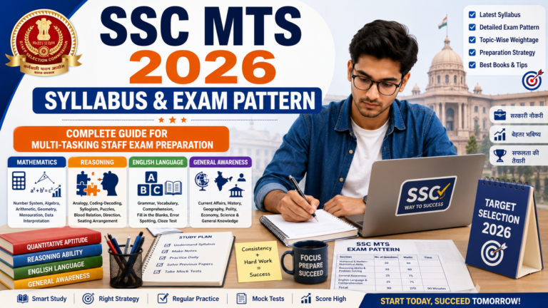 SSC MTS 2026: Latest Syllabus & Selection Process!