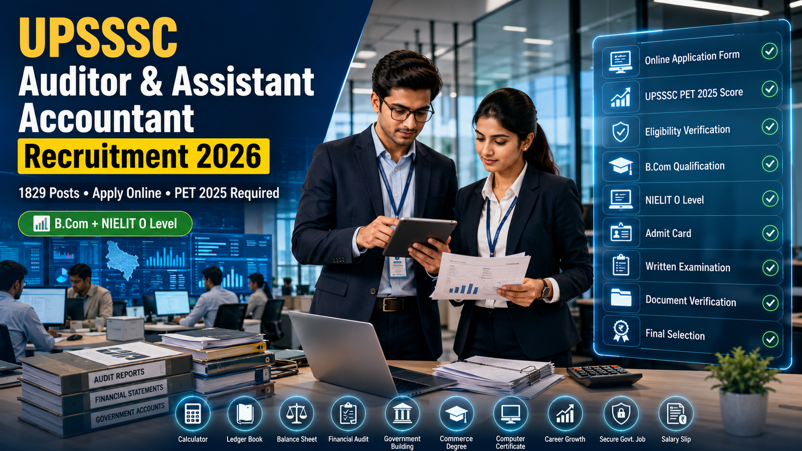 UPSSSC ASO Exam 2026 - Assistant Statistical Officer Recruitment