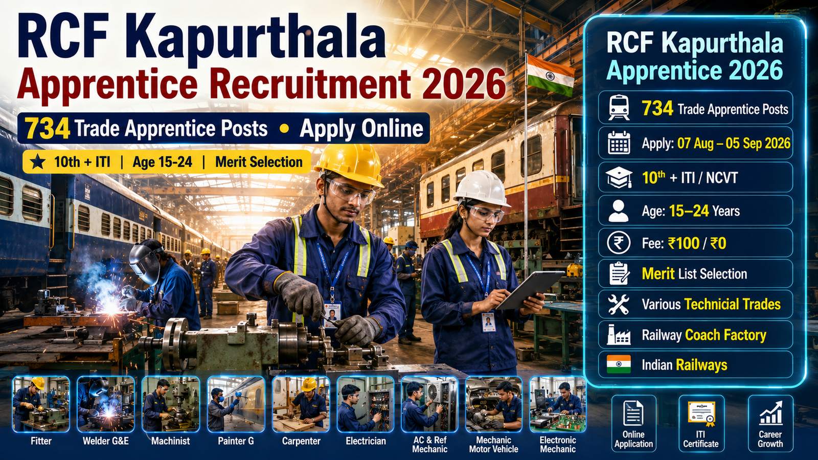 RCF Kapurthala Apprentice Recruitment 2026