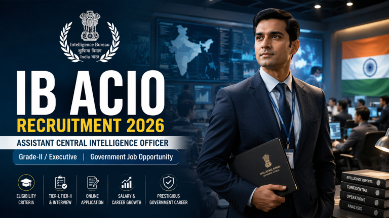 Intelligence Bureau (IB) ACIO Recruitment 2026: Complete Guide