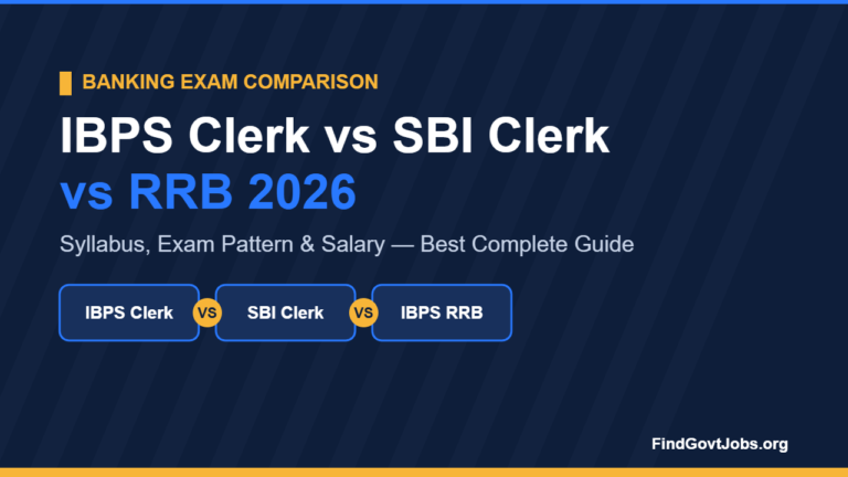 IBPS Clerk vs SBI Clerk vs RRB 2026: Which is Better?