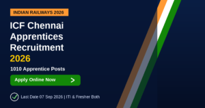 ICF Chennai Apprentices Recruitment 2026 Banner