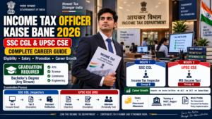 Income Tax Officer Kaise Bane 2026 SSC CGL UPSC CSE eligibility salary career guide