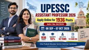 UPESSC Assistant Professor Recruitment 2026 Apply Online for 1936 Posts